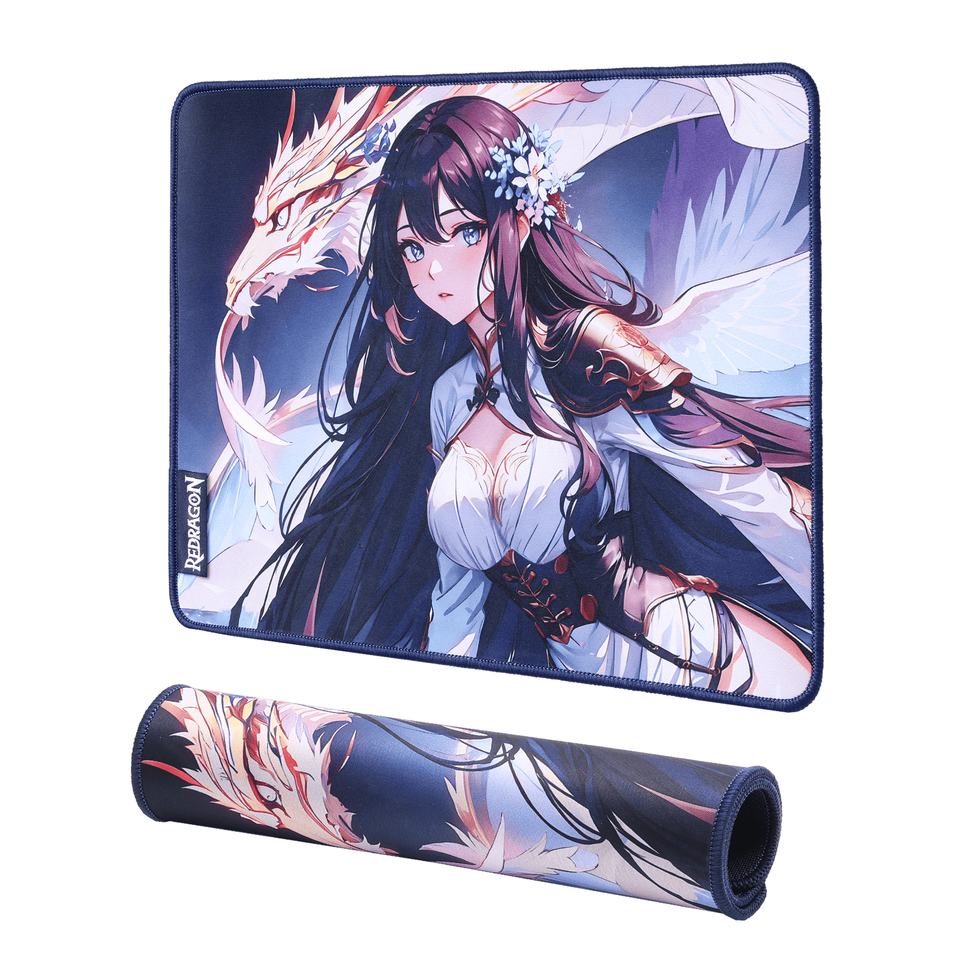P046 Anime Blue Gaming Mouse Pad/Desk Mat