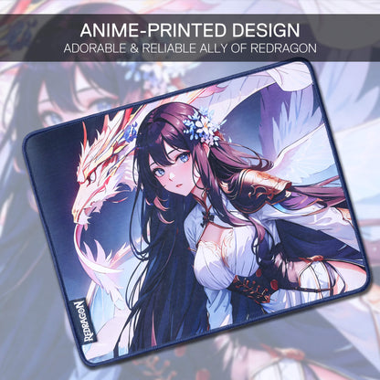 P046 Anime Blue Gaming Mouse Pad/Desk Mat