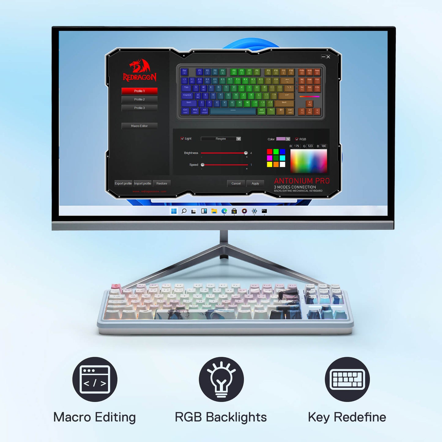 ANTONIUM K728 PRO SE Anime Keyboard