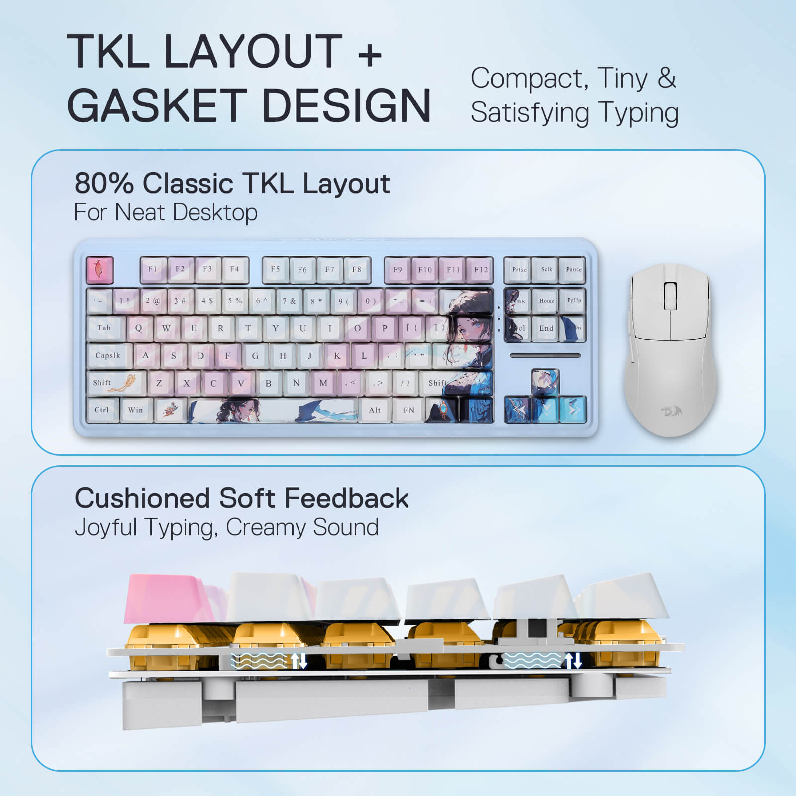 ANTONIUM K728 PRO SE Anime Keyboard