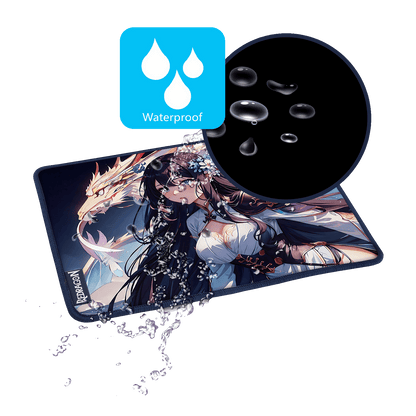 P046 Anime Blue Gaming Mouse Pad/Desk Mat