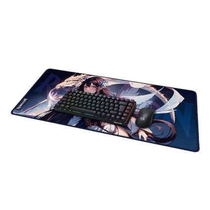 P046 Anime Blue Gaming Mouse Pad/Desk Mat