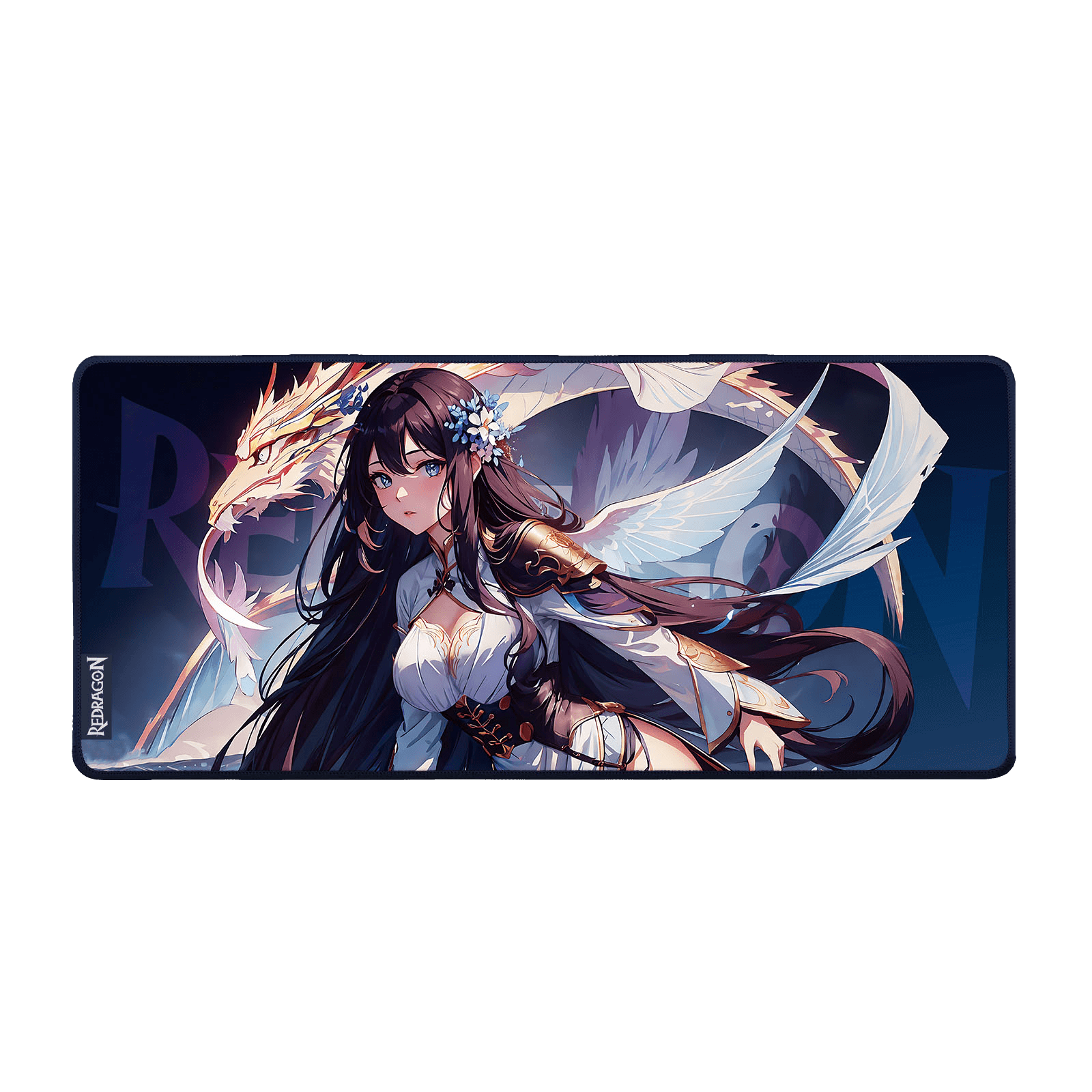 P046 Anime Blue Gaming Mouse Pad/Desk Mat