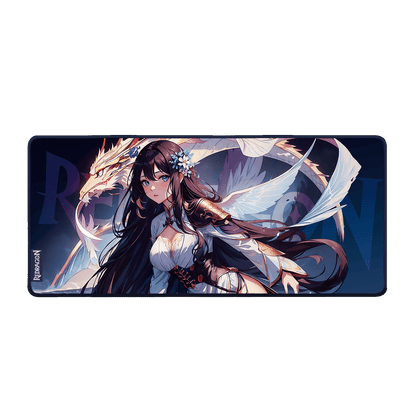 P046 Anime Blue Gaming Mouse Pad/Desk Mat