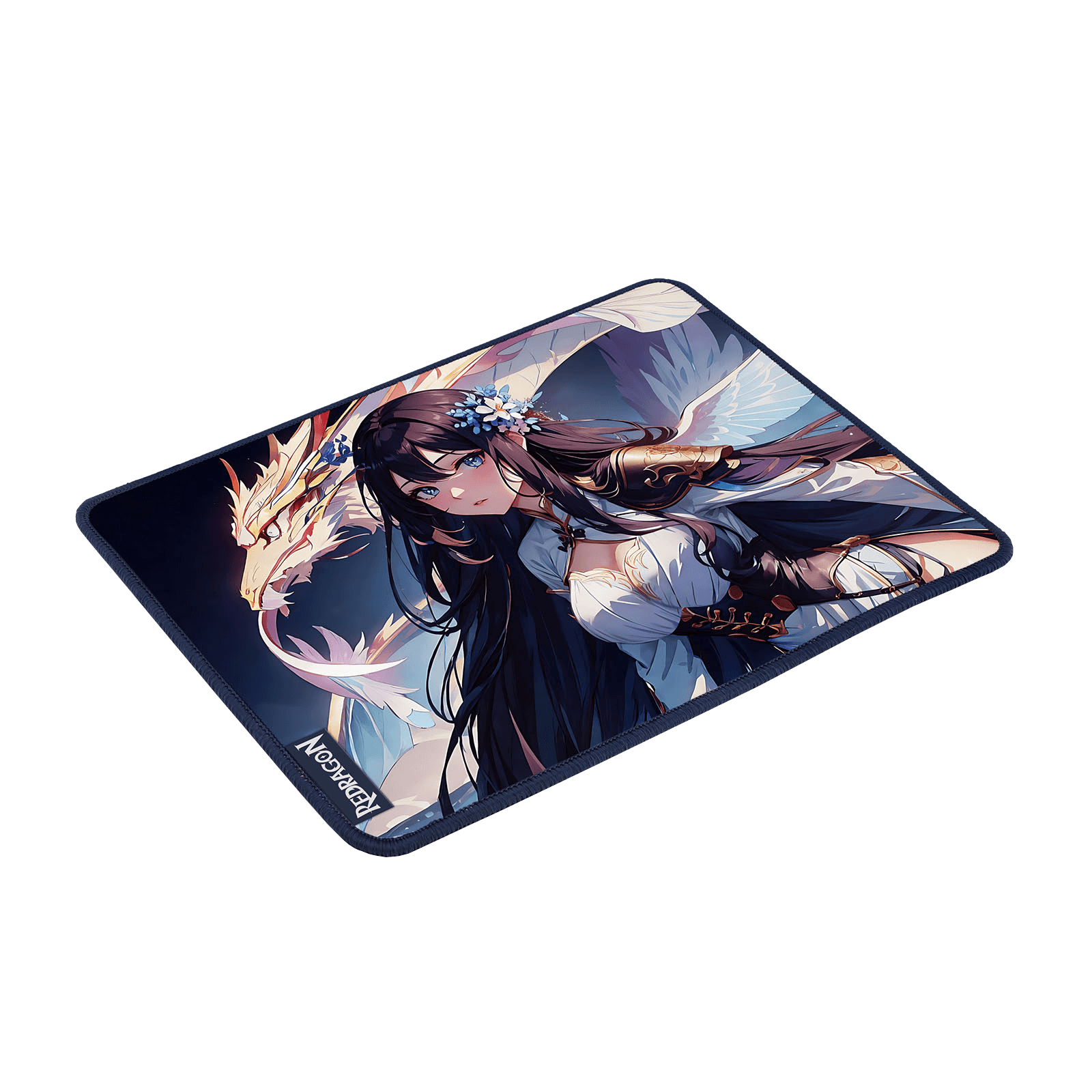 P046 Anime Blue Gaming Mouse Pad/Desk Mat