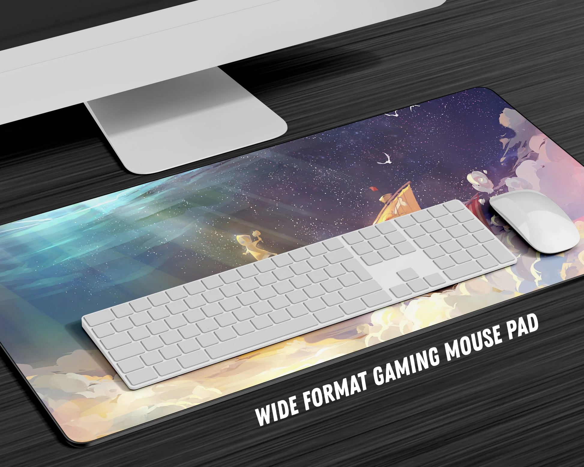 One Piece Going Merry Pirate Ship Gaming Mouse Pad