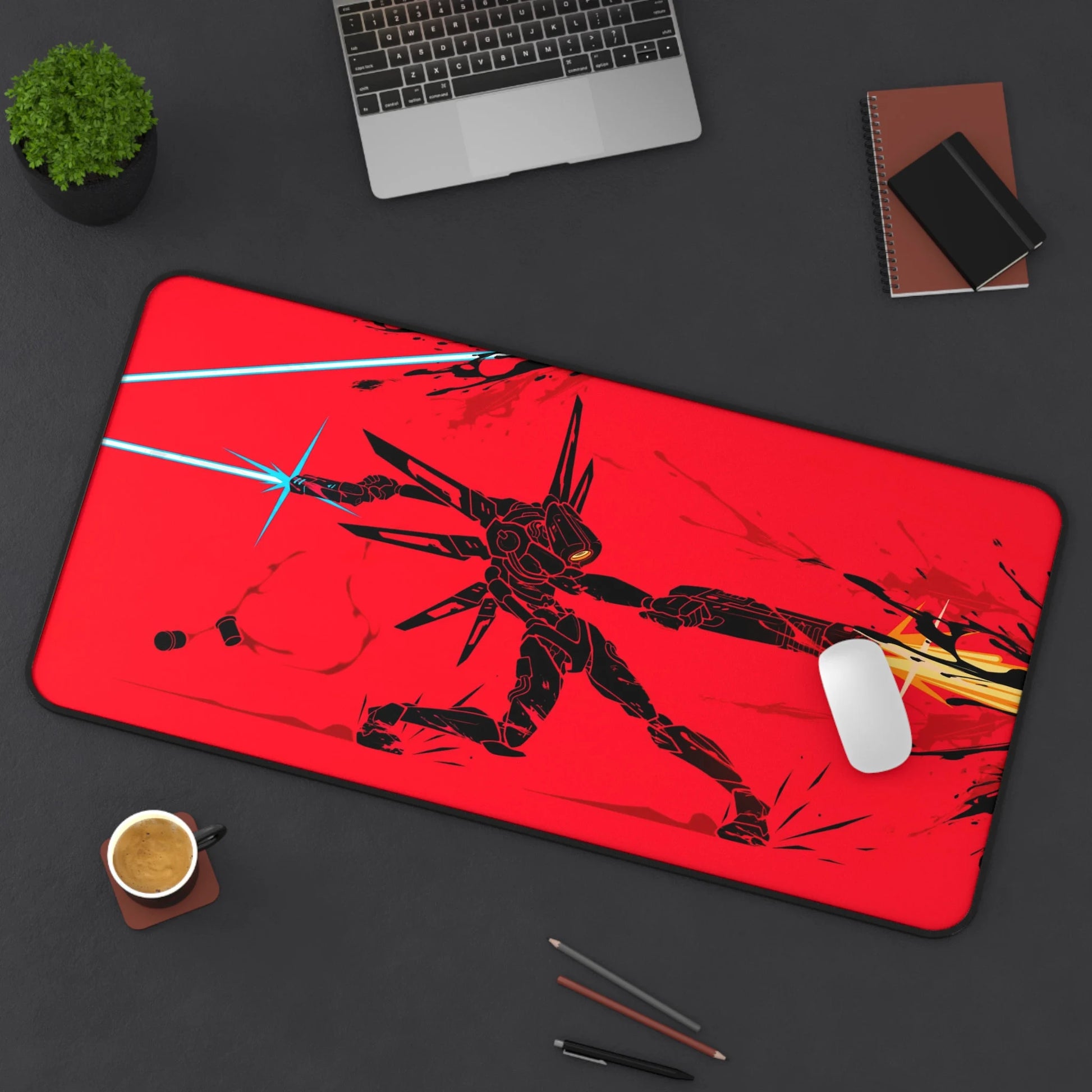 Ultrakill Desk Mat, V1 Ricoshot Gaming Desk Mat XL, Mouse Pad, Gaming Keyboard Mat Pad, Large Desk Pad, Gamer Gift for Him