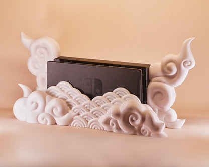 Cloud Switch Dock | Holoprops | Custom Switch Dock Accessory | Switch Dock Cover | Switch Dock Case | Shell | OLED & Classic | 25+ Colors