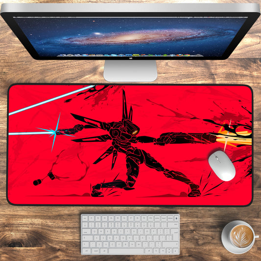 Ultrakill Desk Mat, V1 Ricoshot Gaming Desk Mat XL, Mouse Pad, Gaming Keyboard Mat Pad, Large Desk Pad, Gamer Gift for Him
