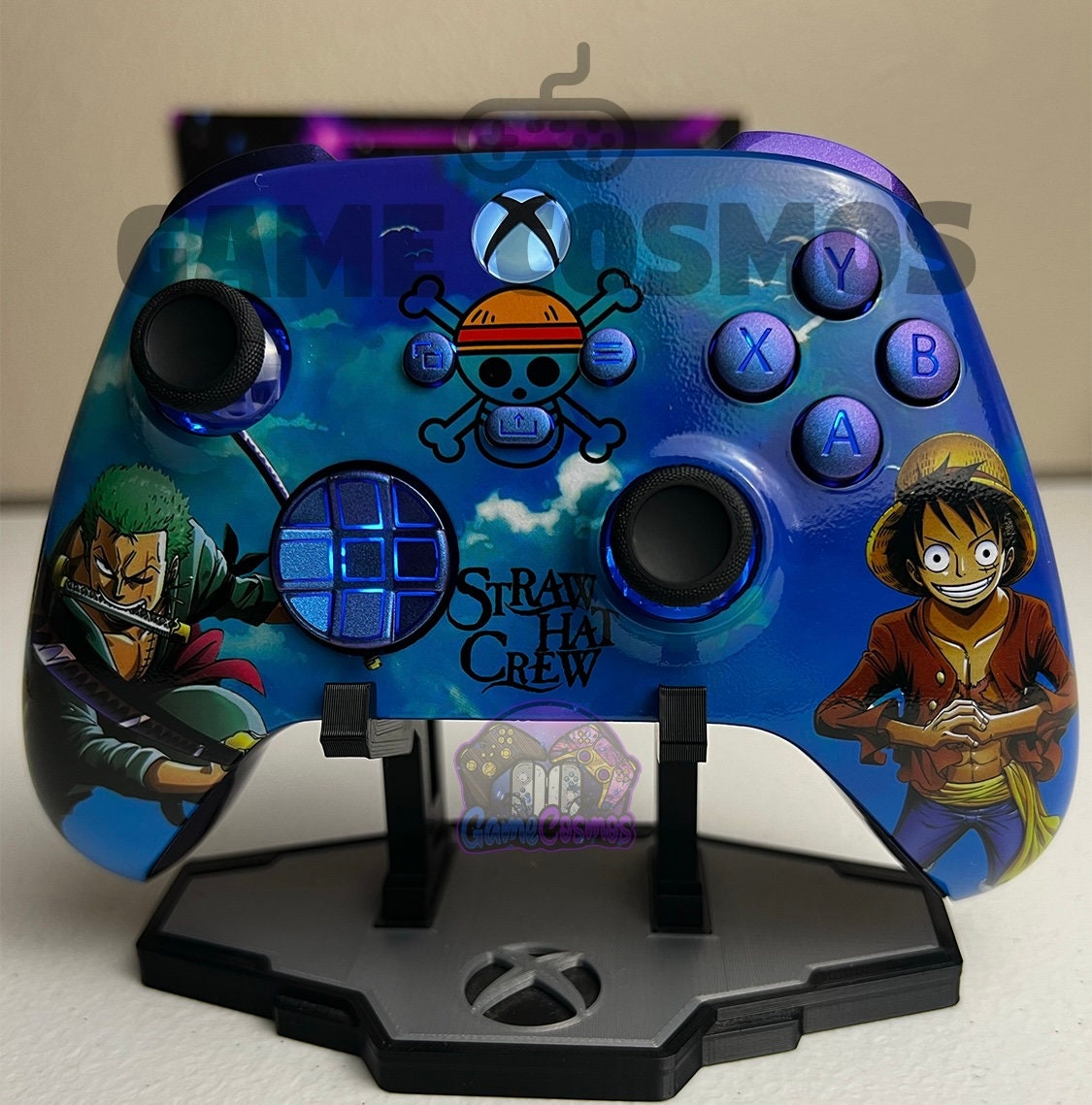 Anime Manga Pirates - RGB LED - Custom Wireless Controller for Xbox or PC