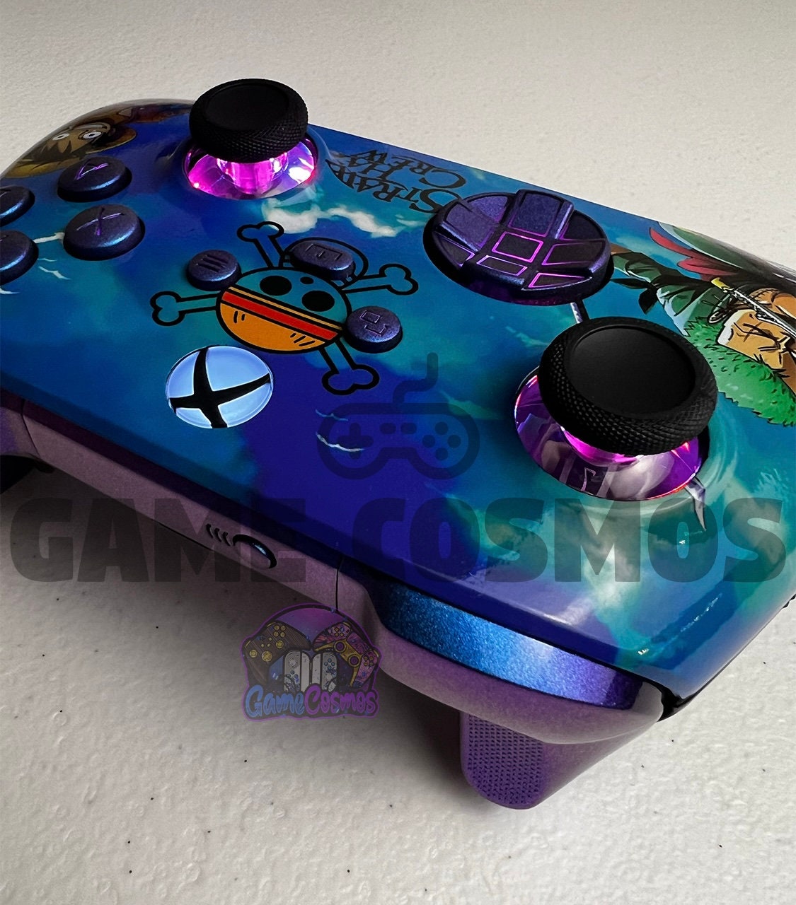 Anime Manga Pirates - RGB LED - Custom Wireless Controller for Xbox or PC