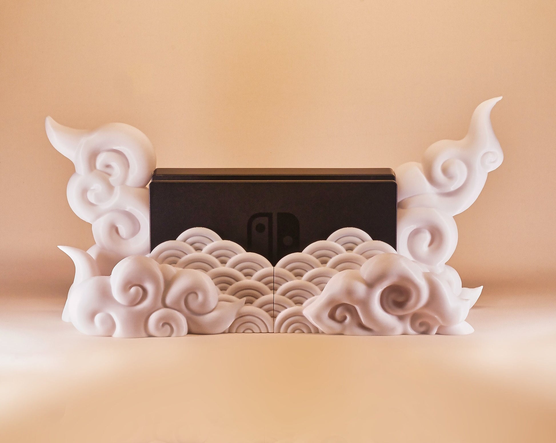Cloud Switch Dock | Holoprops | Custom Switch Dock Accessory | Switch Dock Cover | Switch Dock Case | Shell | OLED & Classic | 25+ Colors