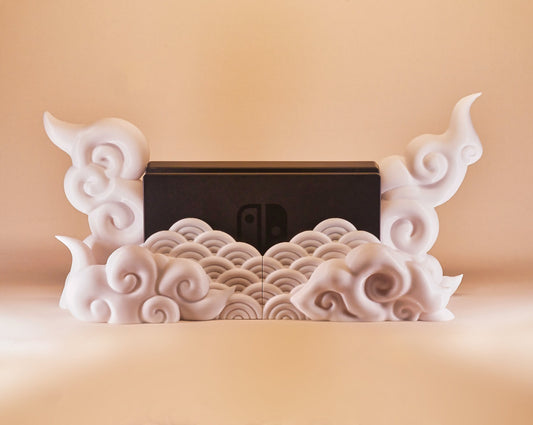 Cloud Switch Dock | Holoprops | Custom Switch Dock Accessory | Switch Dock Cover | Switch Dock Case | Shell | OLED & Classic | 25+ Colors