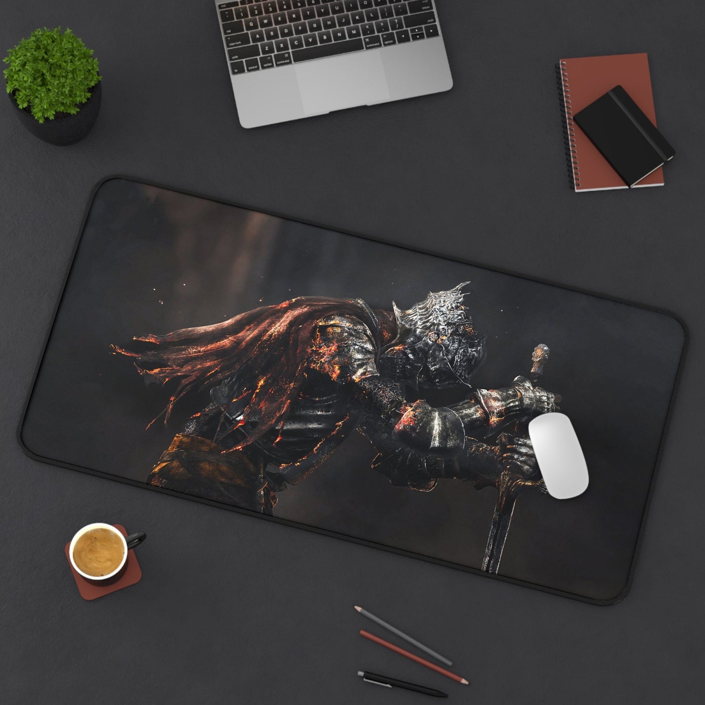 Dark Souls XXL Desk Mat, Mouse Pad Desk Pad, Game Mouse Pad, Gaming Keyboard Mat Pad, Mousepad, Gaming Mouse Mat, Gamer Gift for Him