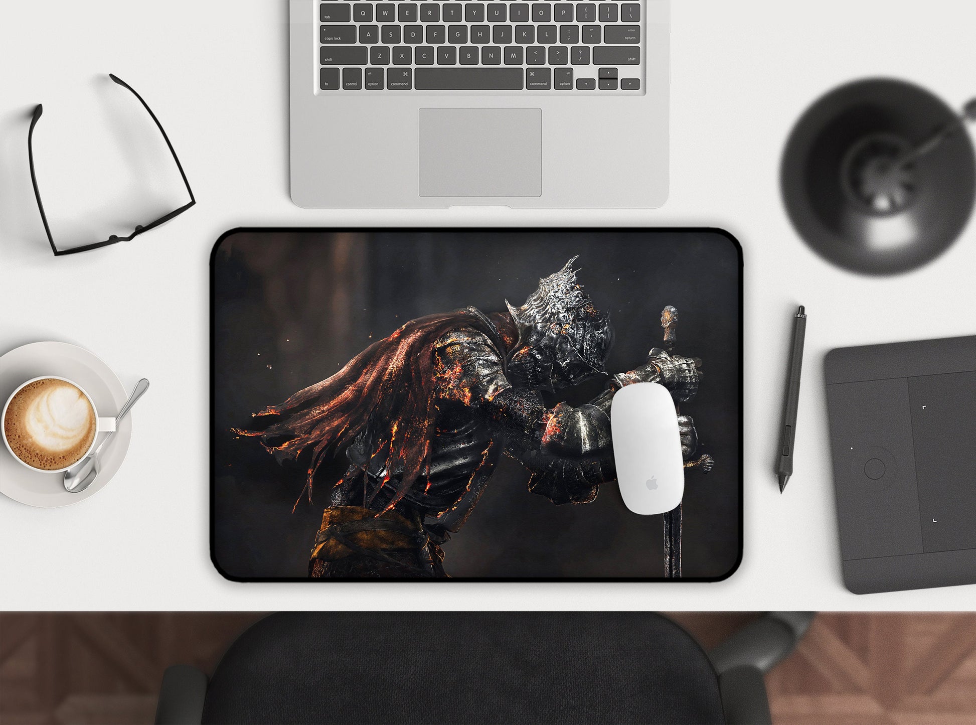 Dark Souls XXL Desk Mat, Mouse Pad Desk Pad, Game Mouse Pad, Gaming Keyboard Mat Pad, Mousepad, Gaming Mouse Mat, Gamer Gift for Him