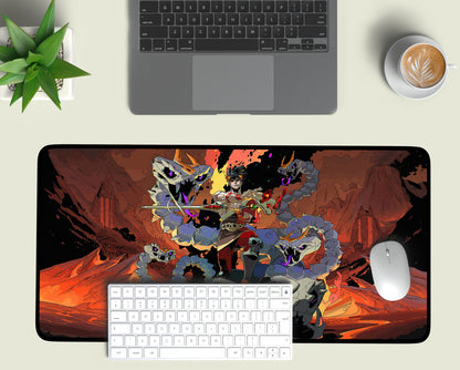 Hades Large Desk Pad, Desk Mat Game Mouse Pad, Gaming Keyboard Mat Pad, Mousepad, Gaming Mouse Mat, XXL Mouse Pad, Gamer Gift for Him