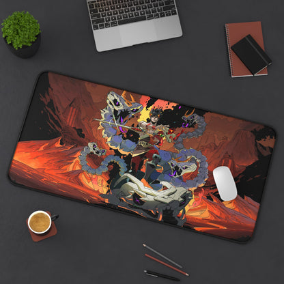 Hades Large Desk Pad, Desk Mat Game Mouse Pad, Gaming Keyboard Mat Pad, Mousepad, Gaming Mouse Mat, XXL Mouse Pad, Gamer Gift for Him
