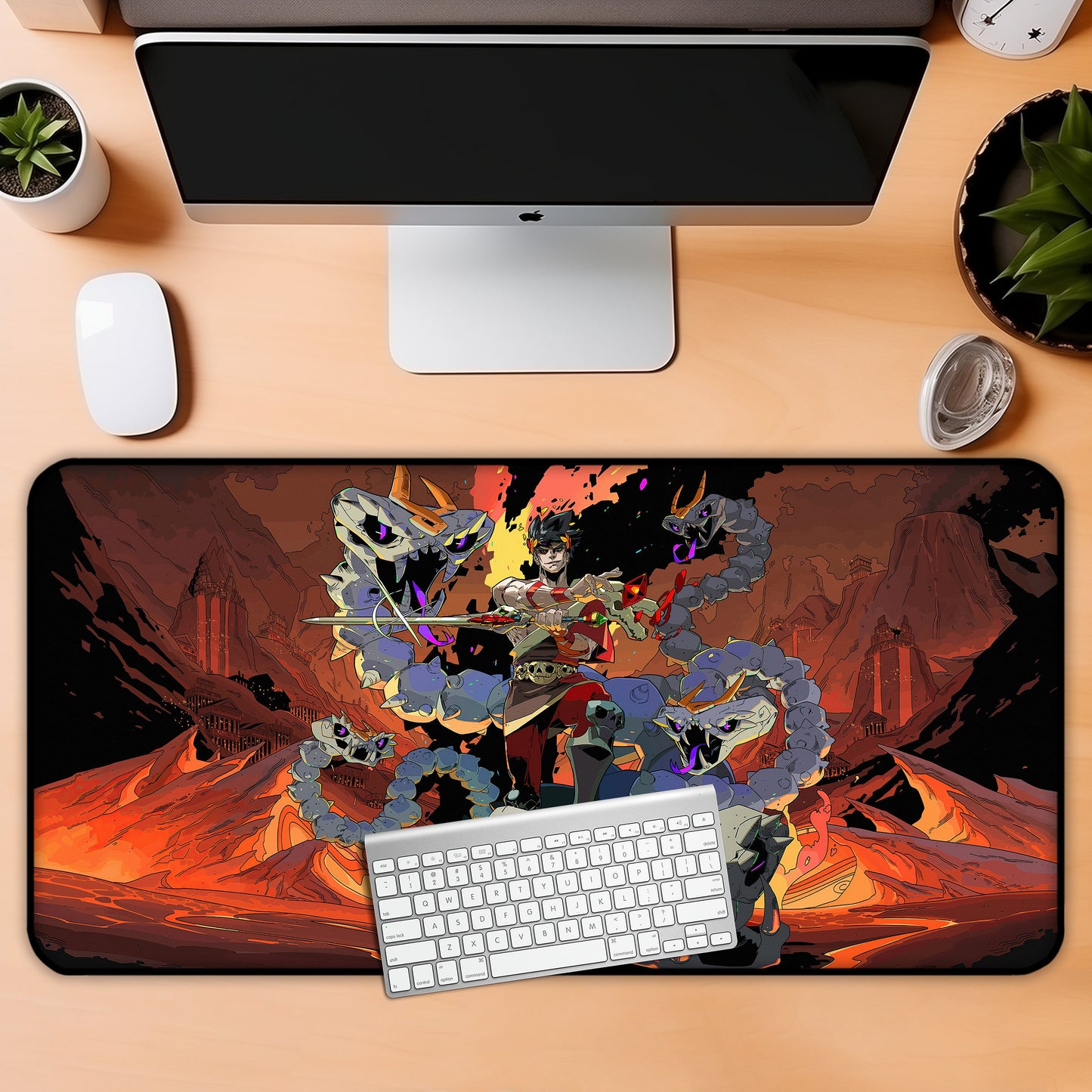 Hades Large Desk Pad, Desk Mat Game Mouse Pad, Gaming Keyboard Mat Pad, Mousepad, Gaming Mouse Mat, XXL Mouse Pad, Gamer Gift for Him