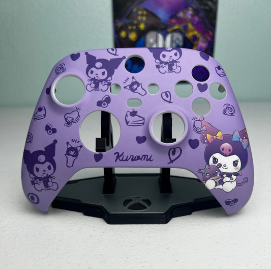 Kawaii Violet Theme - Cute Cartoon - RGB LED - Custom Wireless Controller for Xbox or PC