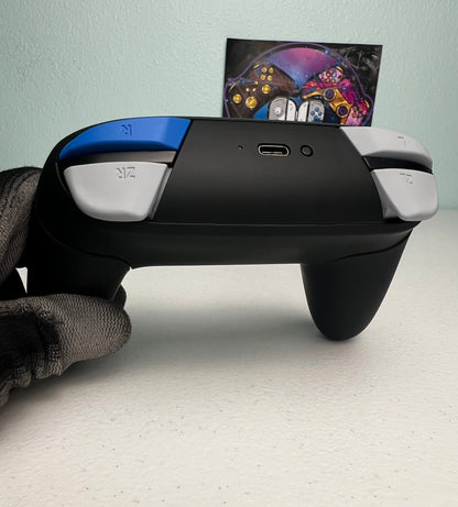 Custom GC Style - Soft Touch Black - Wireless Pro Controller for the Switch or PC