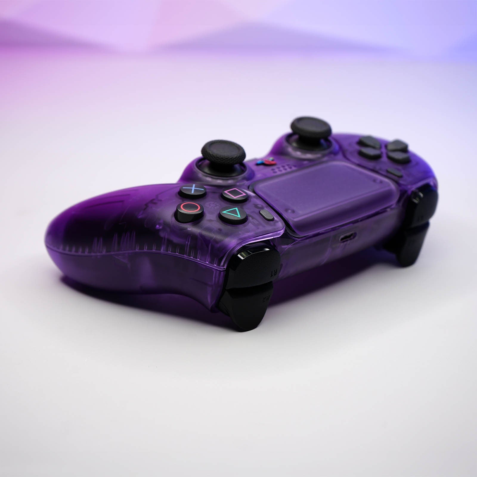 Atomic Purple Retro PS5 Controller Killscreen X Sony Playstation 5 Dualsense - Clean Touchpad