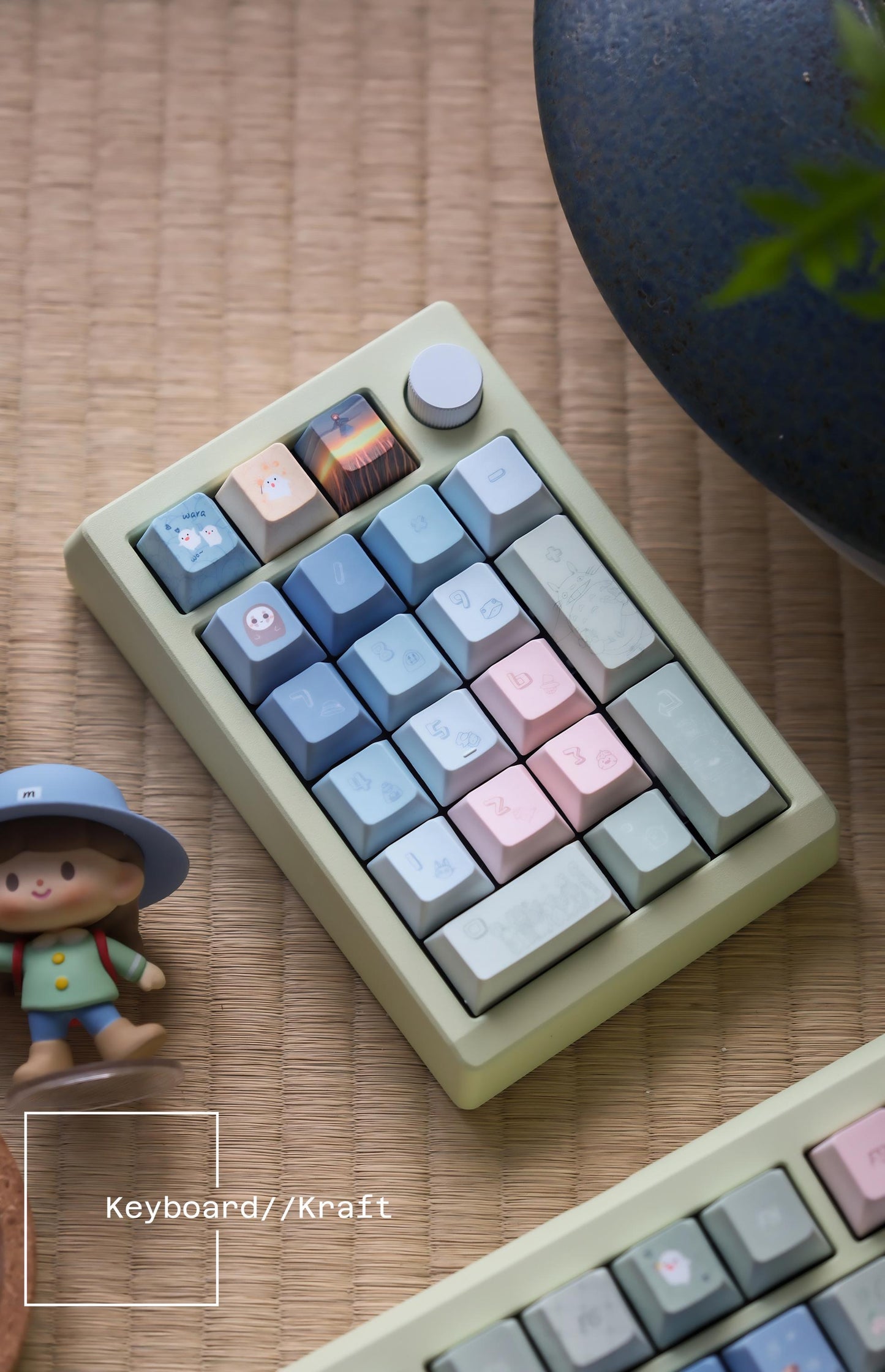 Ghibli Anime Japanese Style Keycap 143 Set | PBT Custom & Handmade for All Mechanical Keyboard Cherry MX and MX Style Switches | Gift