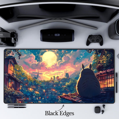Anime Desk Mat Aesthetic Anime Mousepad | Anime Merch Art Large RGB Mouse Pad | Cute Deskmat Anime Playmat - Desk Pad Japanese Art
