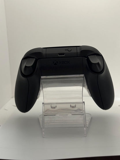 Solid Black Custom Modded RGB LED Wireless Controller for Xbox or PC