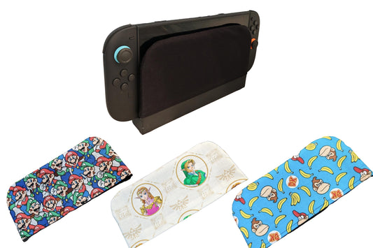 Switch 2 Dock Sock, More Designs Available, Nintendo Dock Cover, for NEW SWITCH 2 ONLY Dock Protector, Cozy Video Games Xmas Gift for Gamers